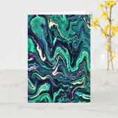 Abstraite Color Study 297, carte (Fleur jaune)