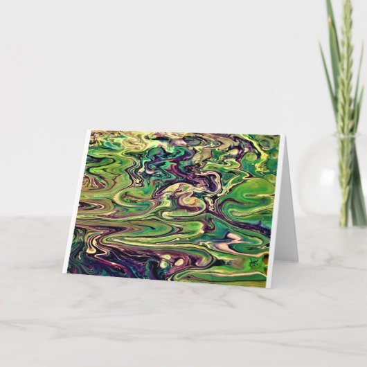 Abstraite Color Study 299, carte (Devant)