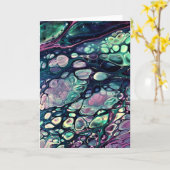 Abstraite Color Study 304, carte (Fleur jaune)