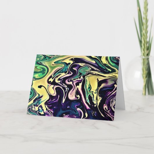 Abstraite Color Study 308, carte (Devant)