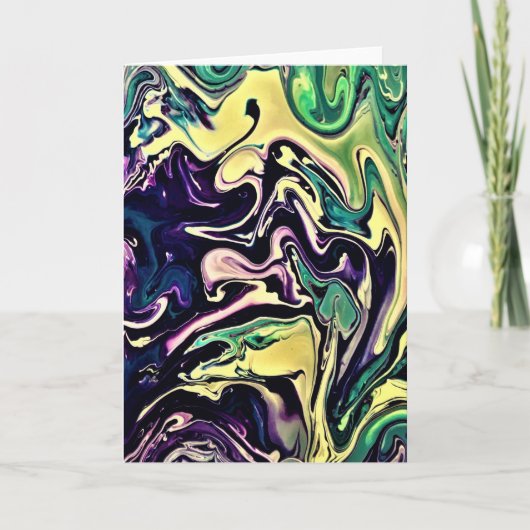 Abstraite Color Study 308, carte (Devant)