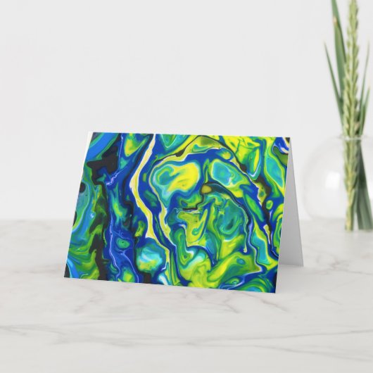 Abstraite Color Study 317, carte (Devant)