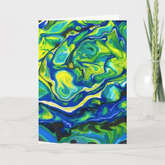 Abstraite Color Study 317, carte (Devant)
