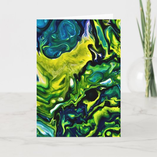 Abstraite Color Study 319, carte (Devant)