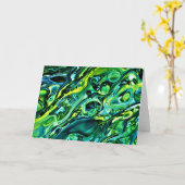 Abstraite Color Study 320, carte (Fleur jaune)