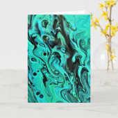 Abstraite Color Study 324, carte (Fleur jaune)