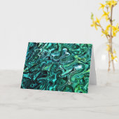 Abstraite Color Study 326, carte (Fleur jaune)