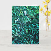 Abstraite Color Study 326, carte (Fleur jaune)