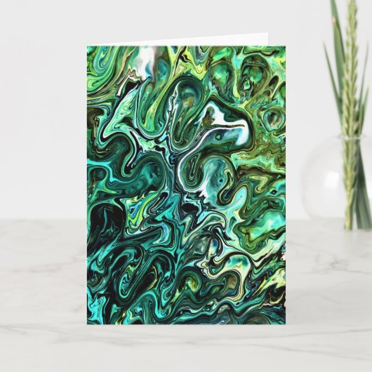 Abstraite Color Study 327, carte (Devant)