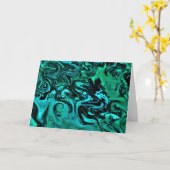 Abstraite Color Study 328, carte (Fleur jaune)