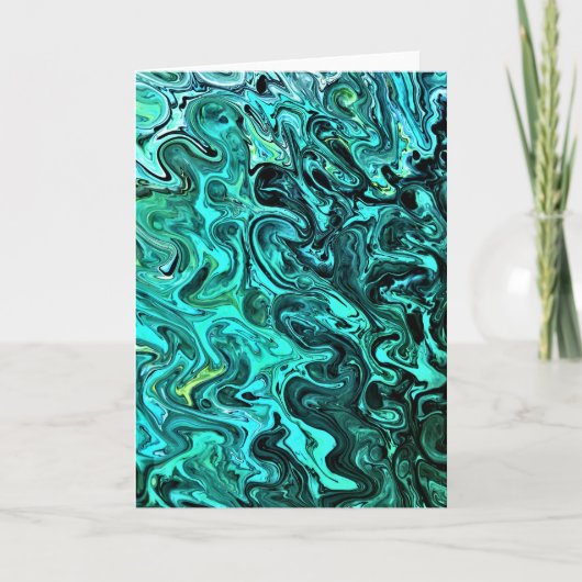 Abstraite Color Study 329, carte (Devant)