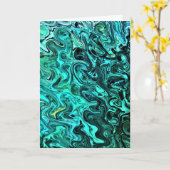 Abstraite Color Study 329, carte (Fleur jaune)