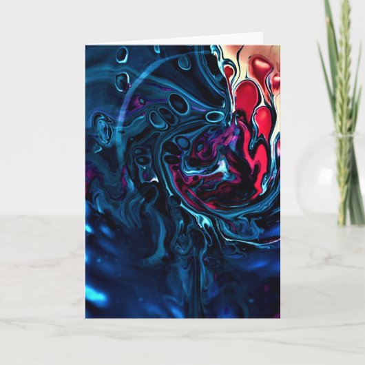 Abstraite Color Study 337, carte (Devant)