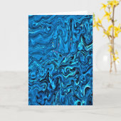 Abstraite Color Study 338, carte (Fleur jaune)