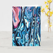 Abstraite Color Study 343, carte (Fleur jaune)