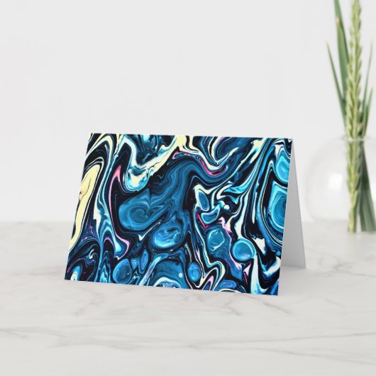 Abstraite Color Study 346, carte (Devant)