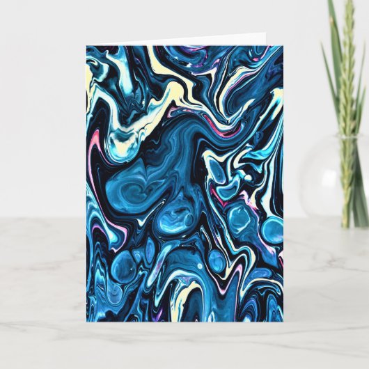 Abstraite Color Study 346, carte (Devant)