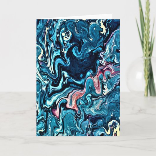 Abstraite Color Study 347, carte (Devant)