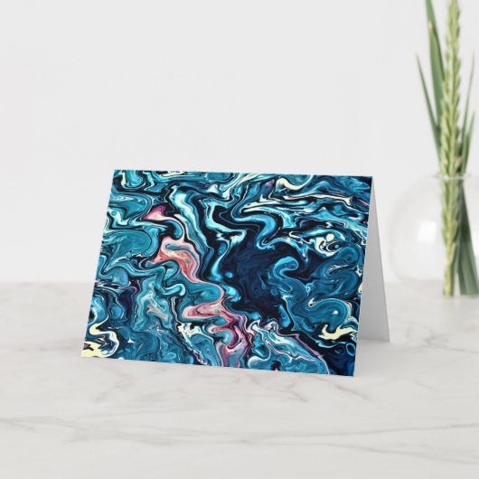 Abstraite Color Study 347, carte (Devant)