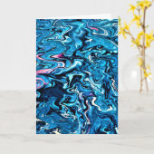 Abstraite Color Study 348, carte (Fleur jaune)