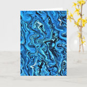 Abstraite Color Study 356, carte (Fleur jaune)