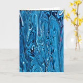 Abstraite Color Study 357, carte (Fleur jaune)