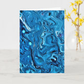 Abstraite Color Study 362, carte (Fleur jaune)