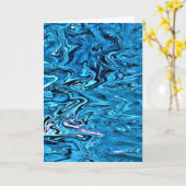 Abstraite Color Study 363, carte (Fleur jaune)