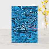 Abstraite Color Study 364, carte (Fleur jaune)