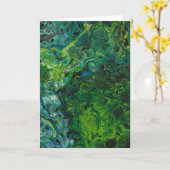 Abstraite Color Study 367, carte (Fleur jaune)