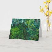 Abstraite Color Study 367, carte (Fleur jaune)