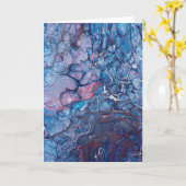 Abstraite Color Study 368, carte (Fleur jaune)