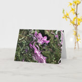 Abstraite Color Study 370, carte (Fleur jaune)