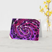 Abstraite Color Study 373, carte (Fleur jaune)