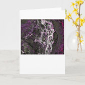 Abstraite Color Study 375, carte (Fleur jaune)