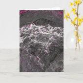 Abstraite Color Study 375, carte (Fleur jaune)