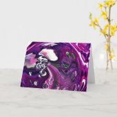 Abstraite Color Study 380, carte (Fleur jaune)