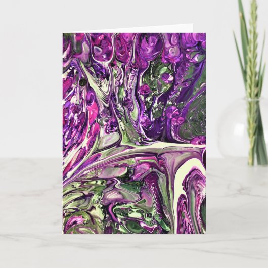 Abstraite Color Study 396, carte (Devant)