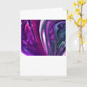 Abstraite Color Study 397, carte (Fleur jaune)