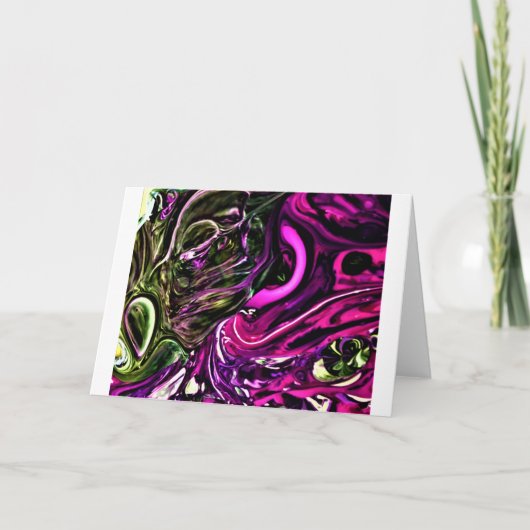 Abstraite Color Study 399, carte (Devant)