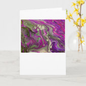 Abstraite Color Study 402, carte (Fleur jaune)