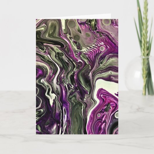 Abstraite Color Study 404, carte (Devant)
