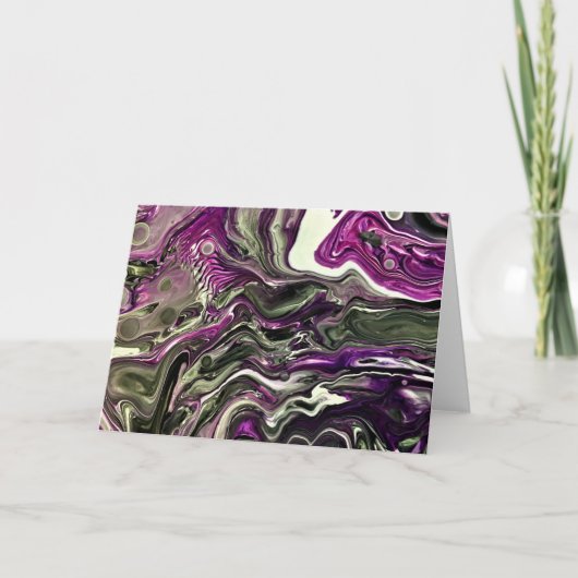 Abstraite Color Study 404, carte (Devant)