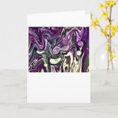 Abstraite Color Study 408, carte (Fleur jaune)