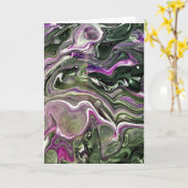 Abstraite Color Study 414, carte (Fleur jaune)