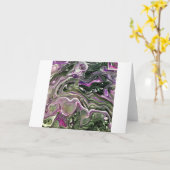 Abstraite Color Study 414, carte (Fleur jaune)