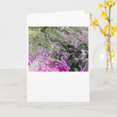 Abstraite Color Study 419, carte (Fleur jaune)