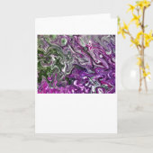 Abstraite Color Study 427, carte (Fleur jaune)