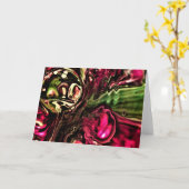 Abstraite Color Study 434, carte (Fleur jaune)