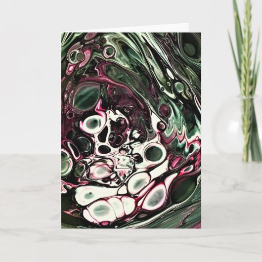 Abstraite Color Study 438, carte (Devant)